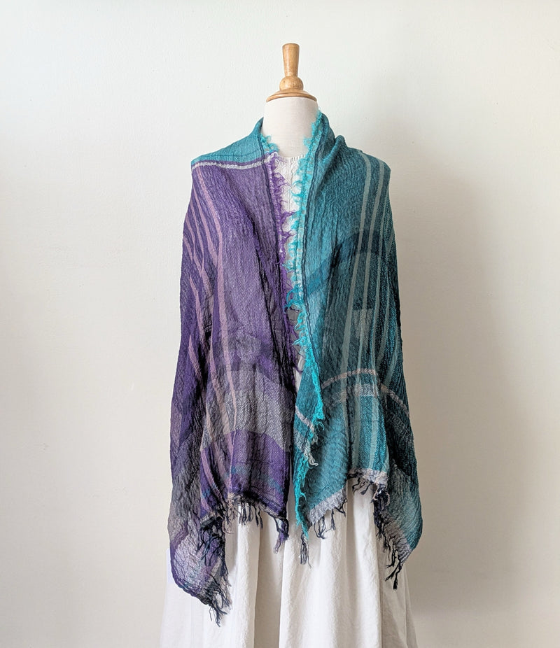 Tamaki Niime Japanese woven light cotton scarf sowa boston small business gift shop boutique