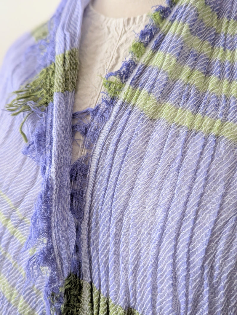 Tamaki Niime Japanese woven light cotton scarf sowa boston small business gift shop boutique