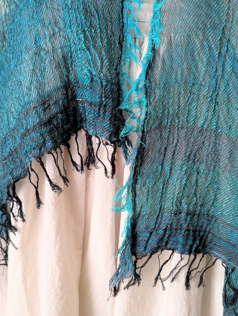 Tamaki Niime Japanese woven light cotton scarf sowa boston small business gift shop boutique