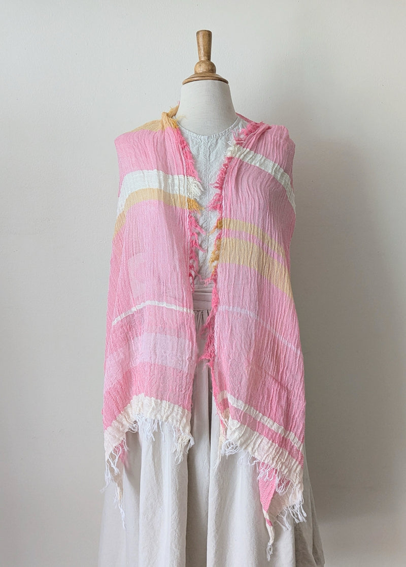 Tamaki Niime Japanese woven light cotton scarf sowa boston small business gift shop boutique