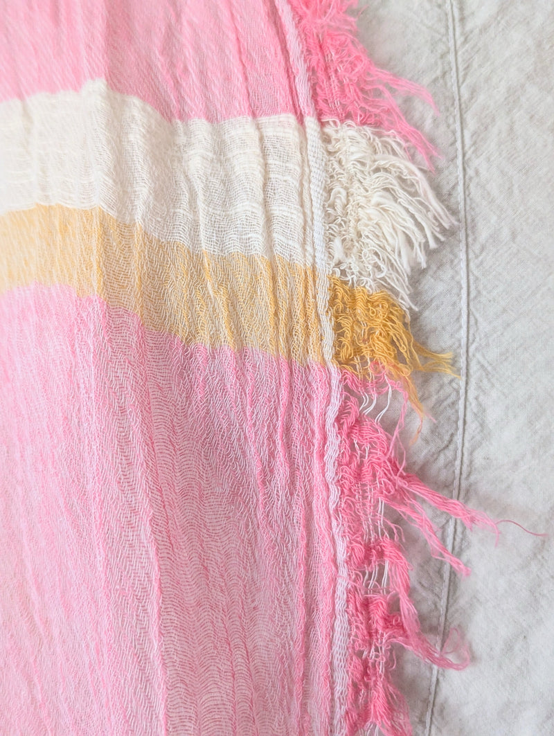Tamaki Niime Japanese woven light cotton scarf sowa boston small business gift shop boutique