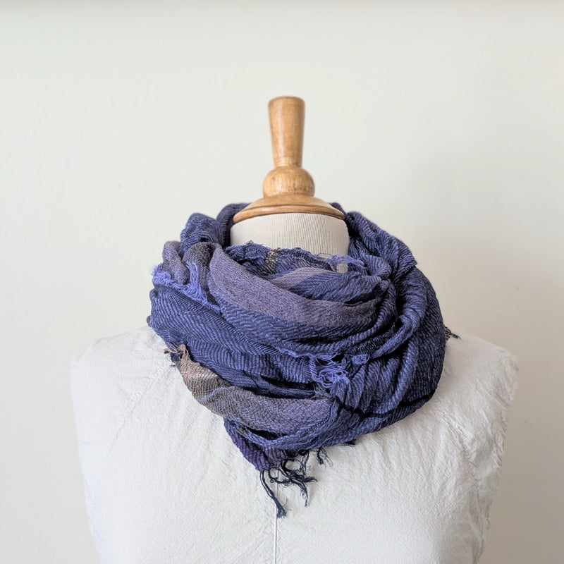 Tamaki Niime Japanese woven light cotton scarf sowa boston small business gift shop boutique