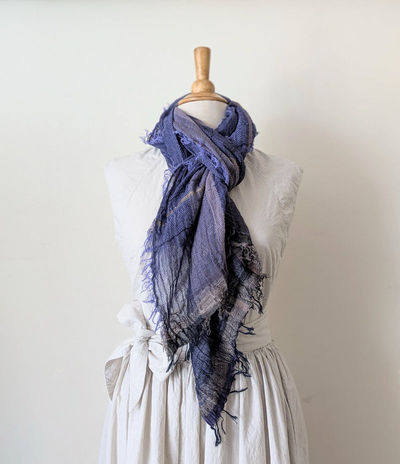 Tamaki Niime Japanese woven light cotton scarf sowa boston small business gift shop boutique