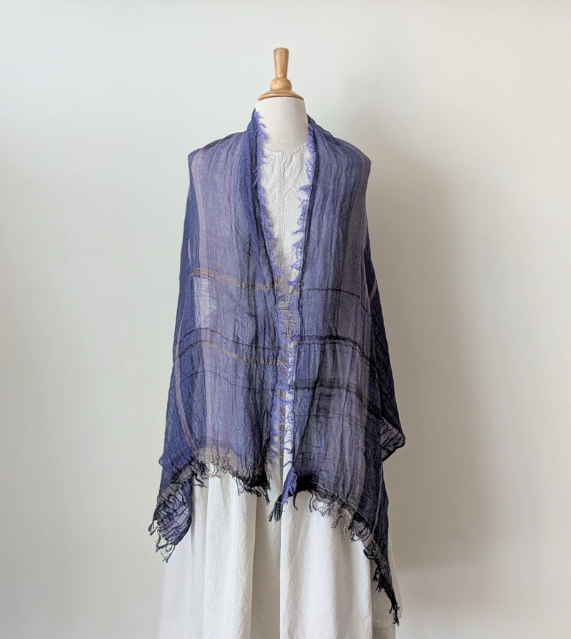 Tamaki Niime Japanese woven light cotton scarf sowa boston small business gift shop boutique