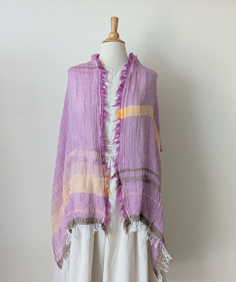 Tamaki Niime Japanese woven light cotton scarf sowa boston small business gift shop boutique