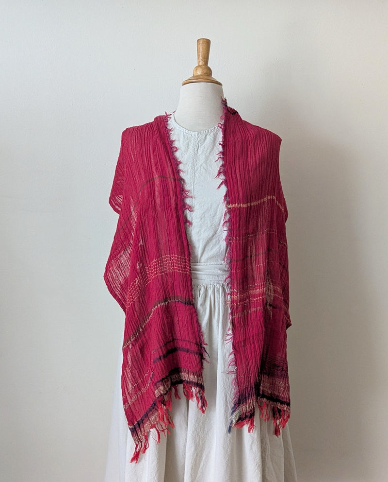 Tamaki Niime Japanese woven light cotton scarf sowa boston small business gift shop boutique