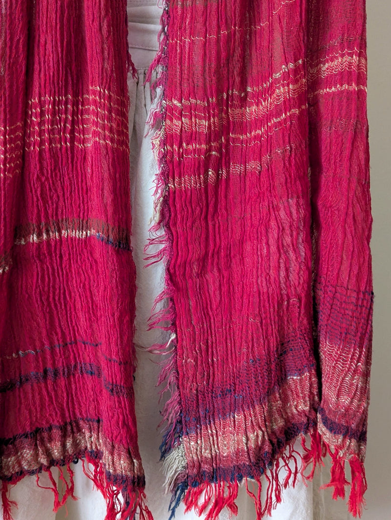 Tamaki Niime Japanese woven light cotton scarf sowa boston small business gift shop boutique