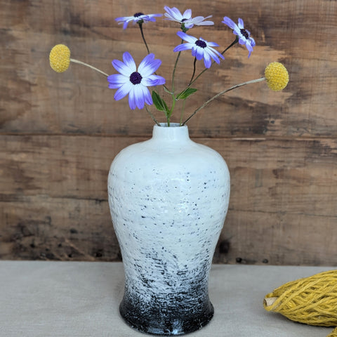 Tall Handmade Ceramic Bouquet Vase - Thumbnail 2