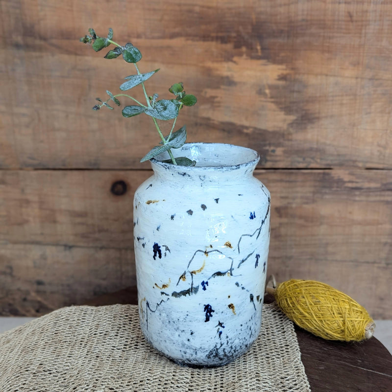 Florence Penault ceramic one of a kind flower bouquet vase SoWA Boston handmade gift shop boutique

