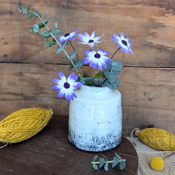 Florence Penault ceramic one of a kind flower bouquet vase SoWA Boston handmade gift shop boutique

