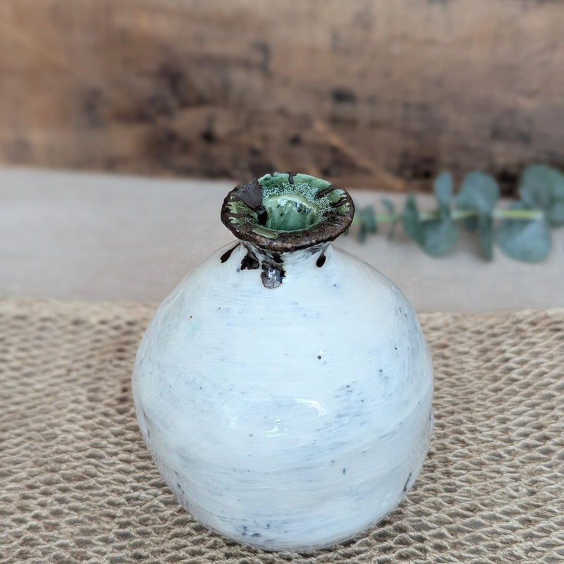 Florence Penault ceramic one of a kind flower bouquet vase SoWA Boston handmade gift shop boutique

