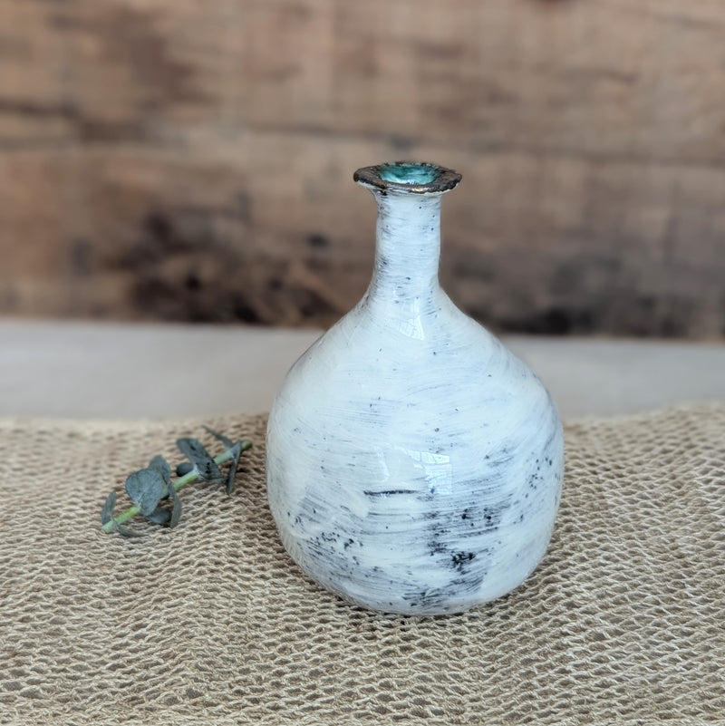 Florence Penault ceramic one of a kind flower bouquet vase SoWA Boston handmade gift shop boutique

