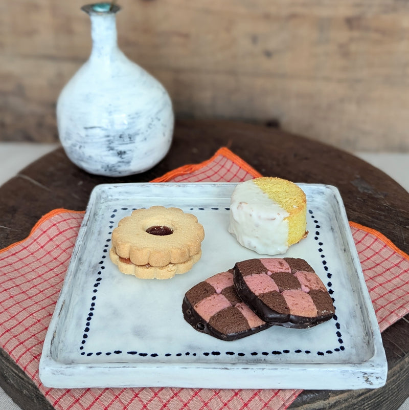 Florence Penault Handmade Square Ceramic plate tray tableware dinnerware serveware gift shop boston sowa boutique local