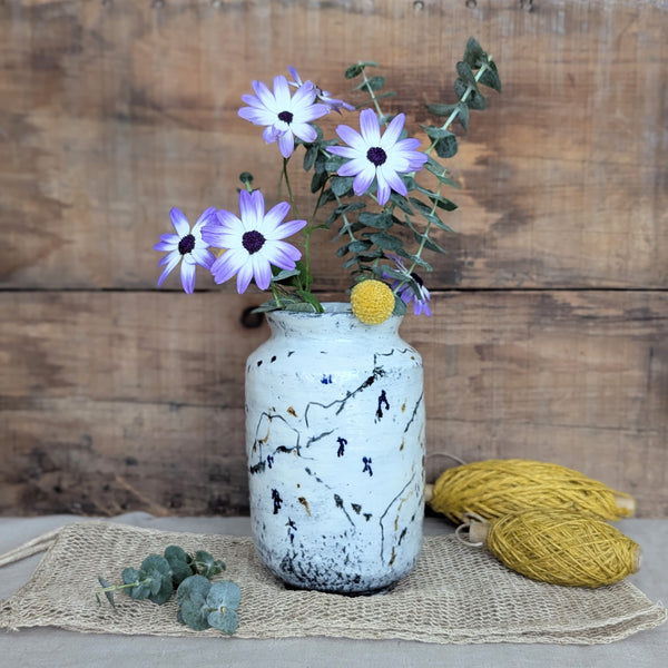 Florence Penault ceramic one of a kind flower bouquet vase SoWA Boston handmade gift shop boutique

