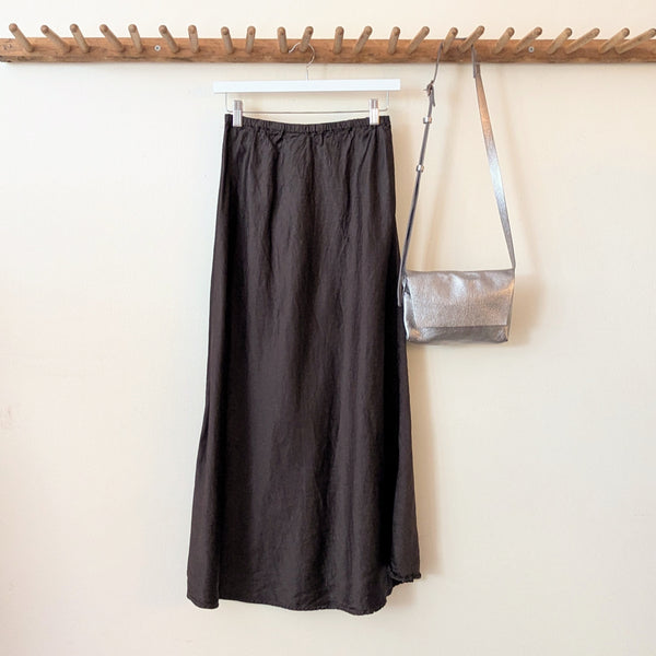 CP Shade bias cut skirt maxi midi long linen viscose satin summer fashion clothing  Shop Boston Sowa made in usa
