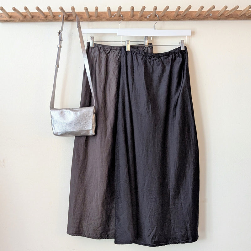 CP Shade bias cut skirt maxi midi long linen viscose satin summer fashion clothing  Shop Boston Sowa made in usa
