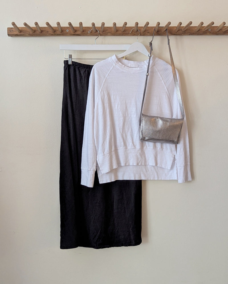 CP Shade bias cut skirt maxi midi long linen viscose satin summer fashion clothing  Shop Boston Sowa made in usa
