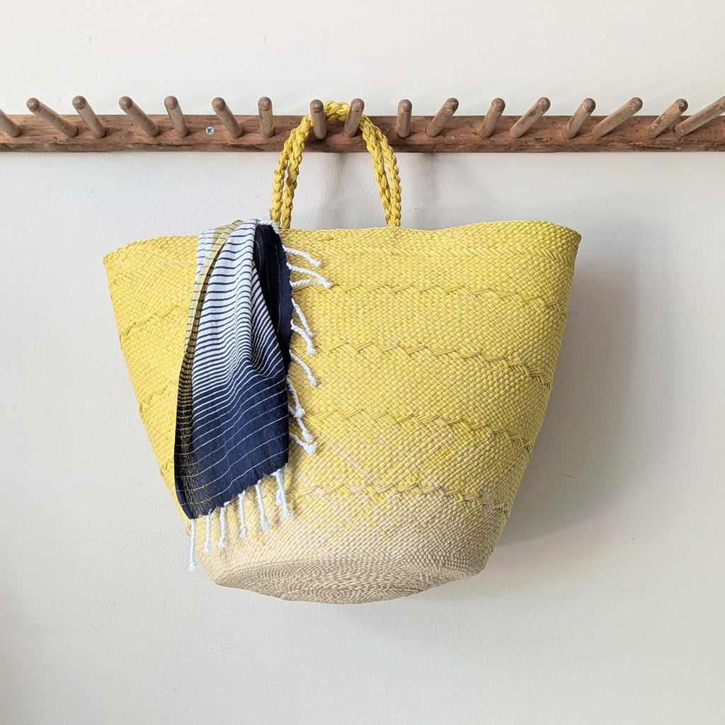 Large Canasto Bag - Yellow | Stitch & Tickle – Stitch and Tickle