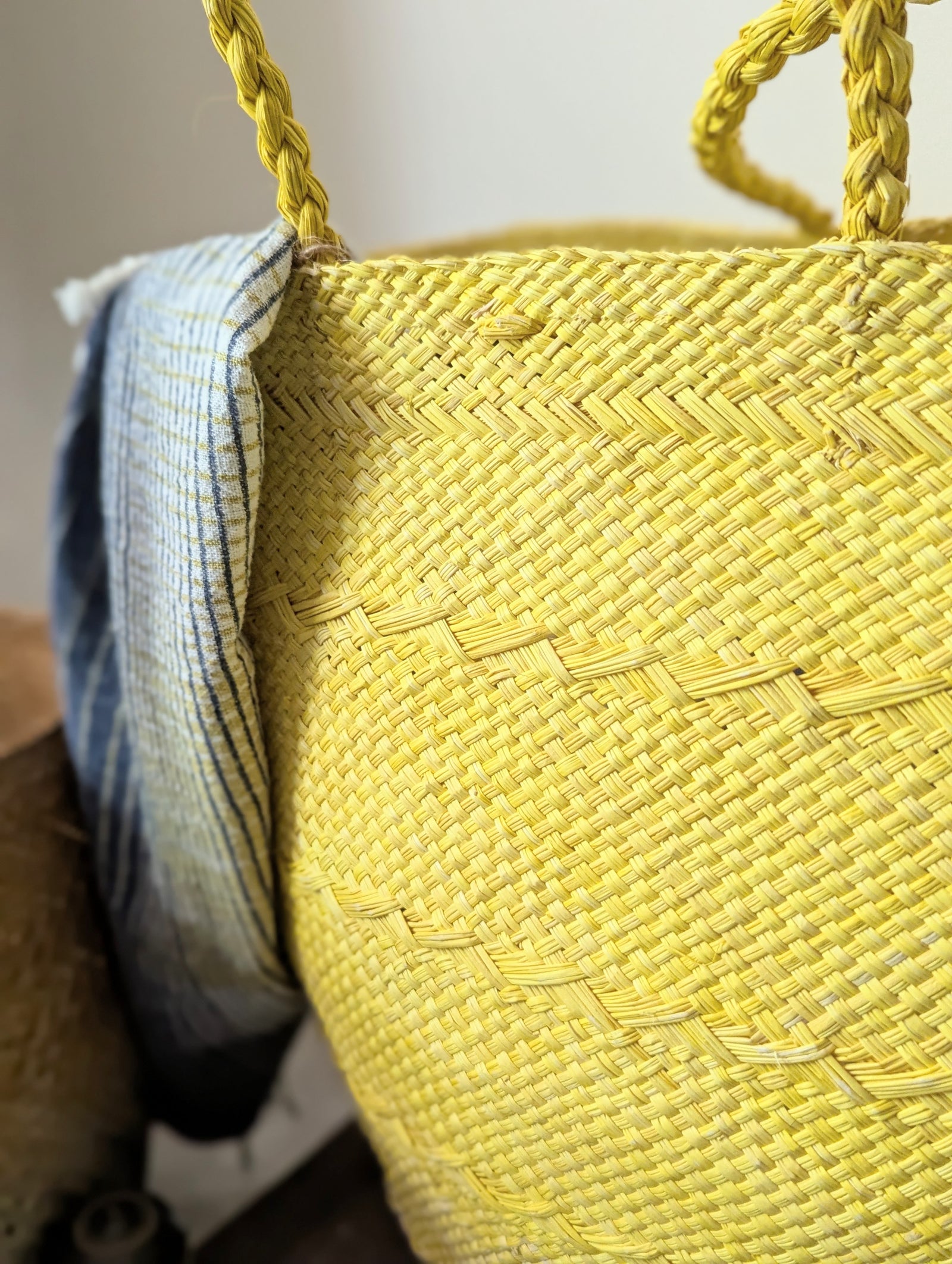 Large Canasto Bag - Yellow | Stitch & Tickle – Stitch and Tickle