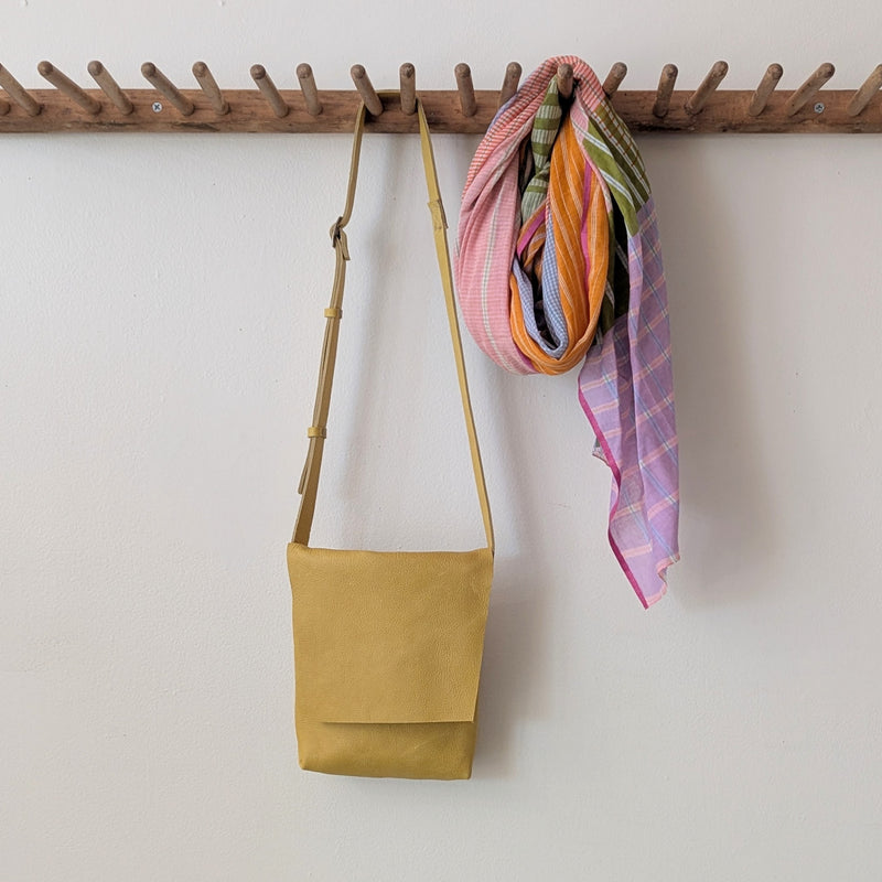 Stitch and Tickle handmade leather bolsa bag made in Boston made in usa leatherwork leathercraft SoWa

