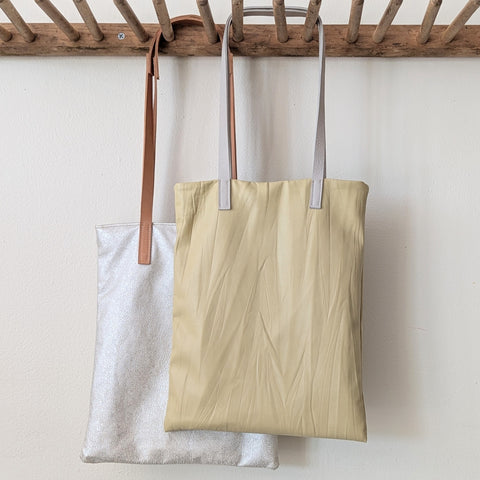 Small Vertical Tote - Washed Lambskin