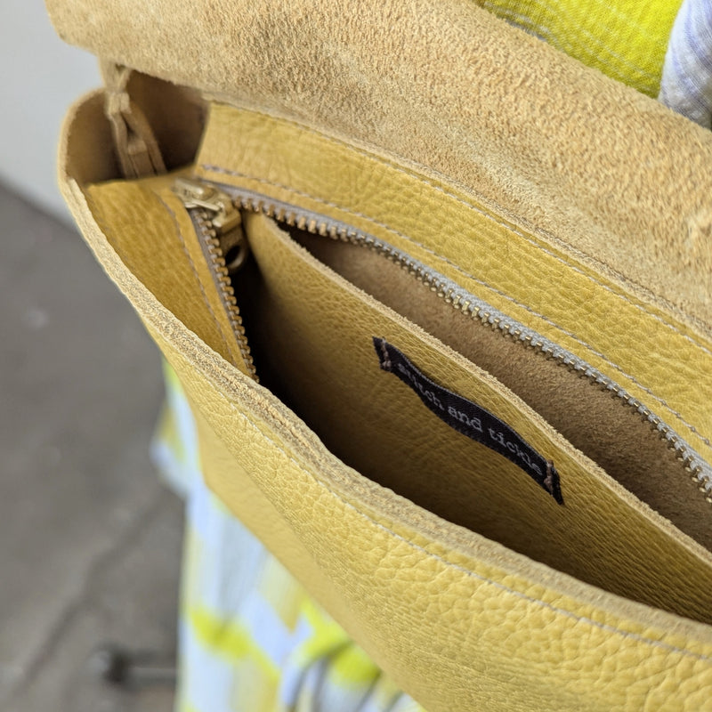 Stitch and Tickle handmade leather bolsa bag made in Boston made in usa leatherwork leathercraft SoWa

