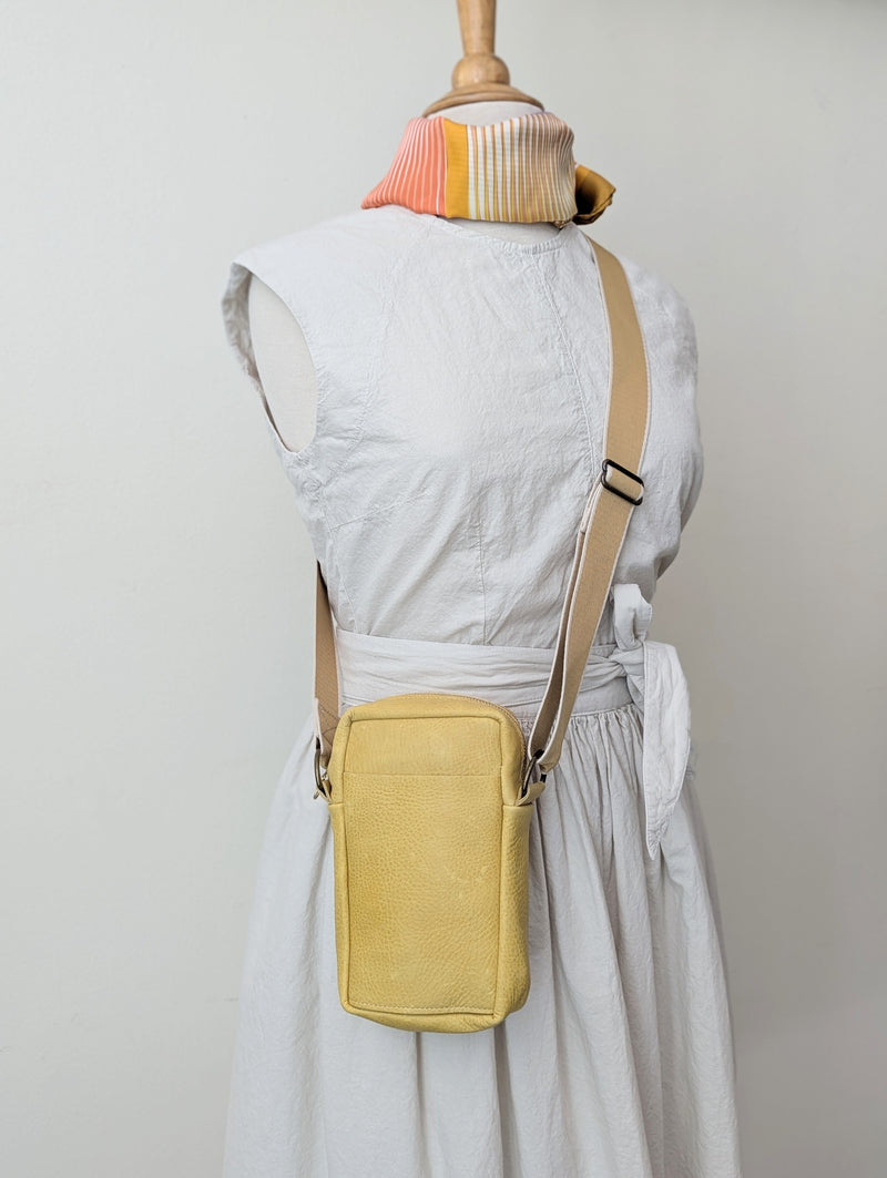 Stitch and Tickle unisex messenger travel bag adjustable strap shoulder crossbody leatherwork handmade sowa shop Boston gift shop store