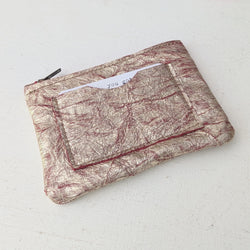 Stitch & Tickle small leather metallic pouches travel wallet cardholder coinpurse handmade handcrafted leather leatherwork gift shop sowa boston 