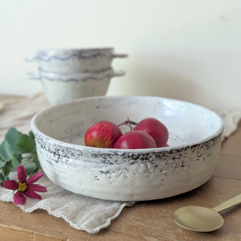 Low Ceramic Bowl - 8.5"