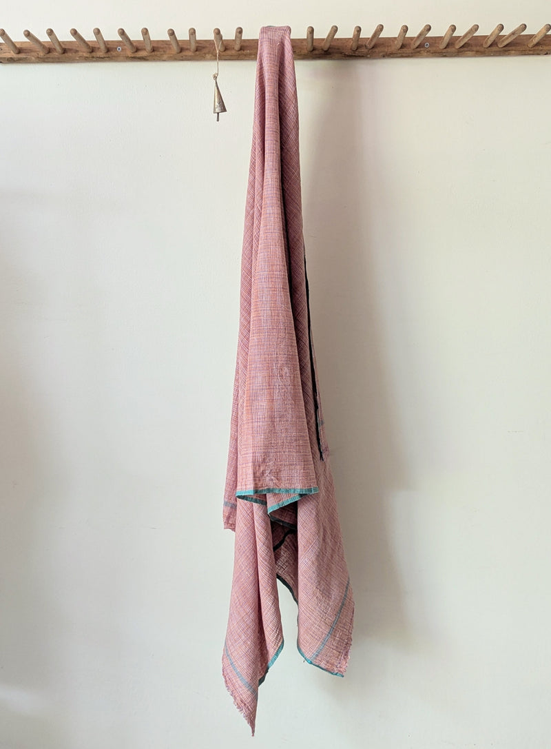 Auntie Oti Indian cotton lungi woven Khadi wrap throw sarong beach blanket towel tablecloth shop Boston sowa boutique gift store handmade 