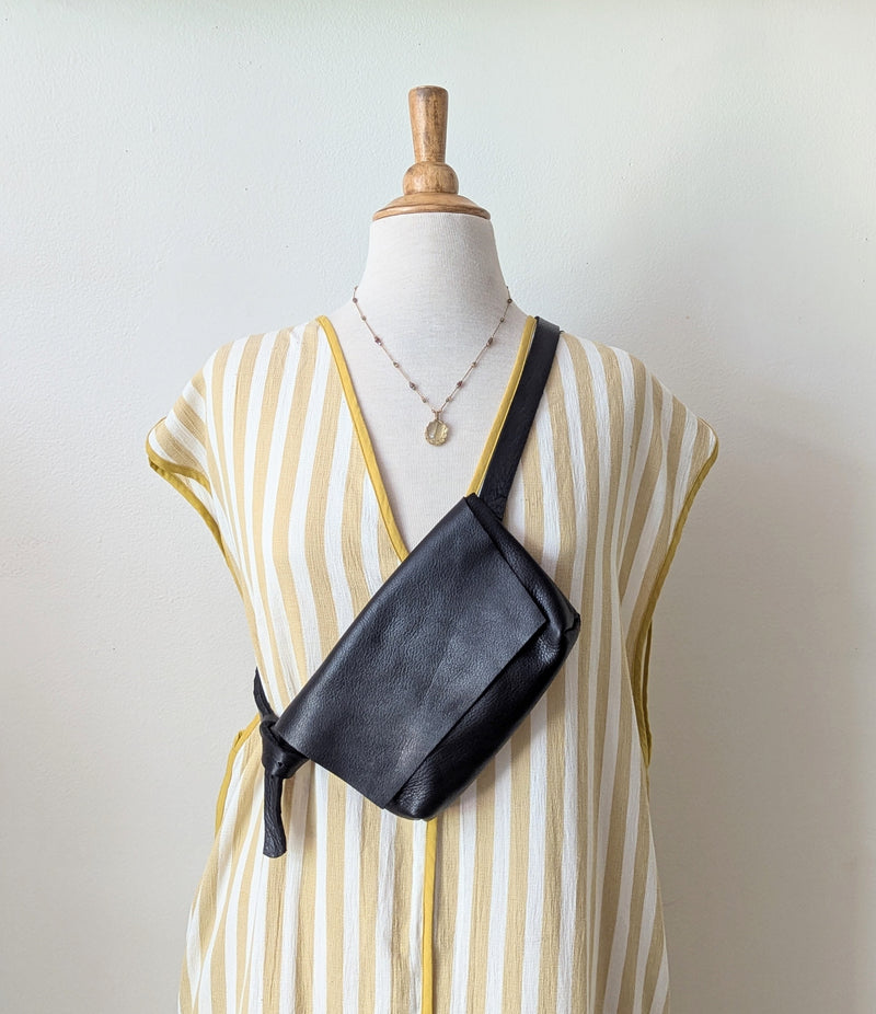 The Mini Messenger - Ocean - Zipper Closure