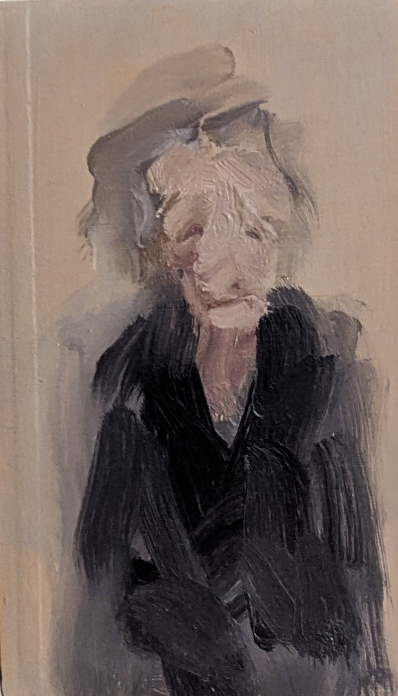 Woman With Black Sweater by Donna Festa