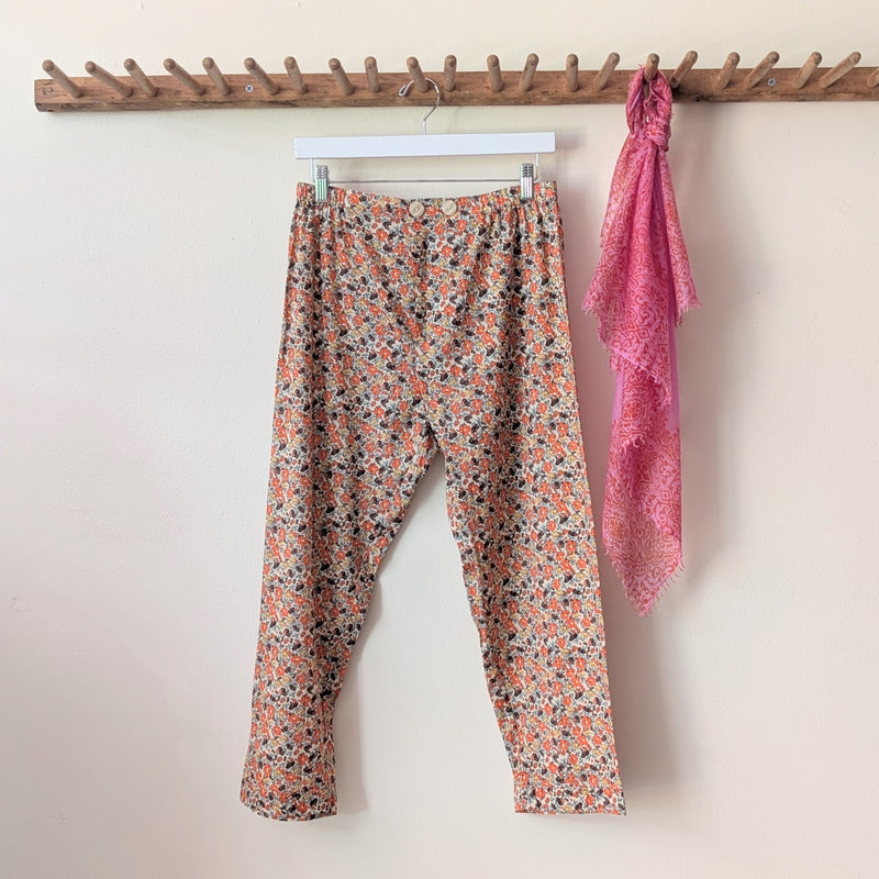 Domi Midi organic cotton floral vintage pants pjs pajamas sleepwear loungewear shop boston sowa boutique store gift