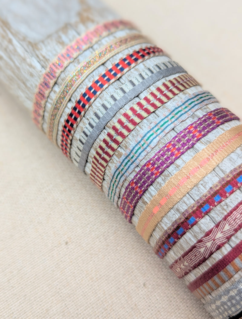 Assorted Guanabana Woven Bracelets - Wide