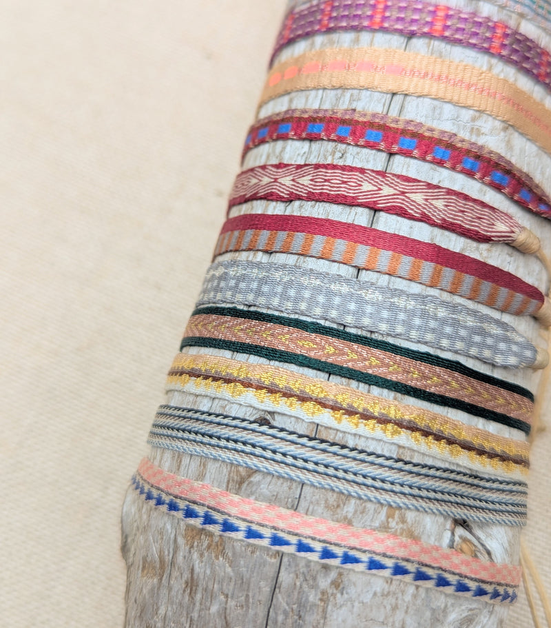 Assorted Guanabana Woven Bracelets - Wide