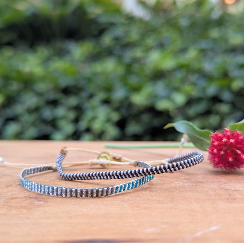 Guanabana woven bracelet handmade jewelry store sowa boston gift shop small business boutique small gifts for her unisex