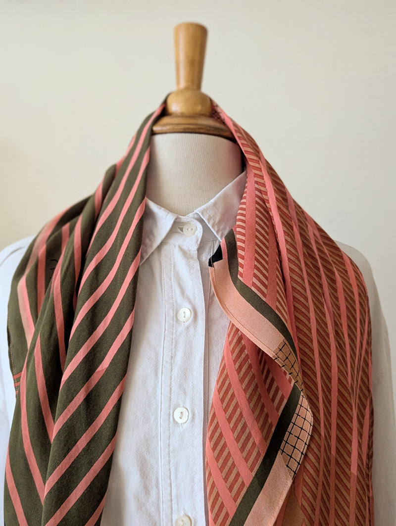 Ma Poesie Pink Oree Scarf