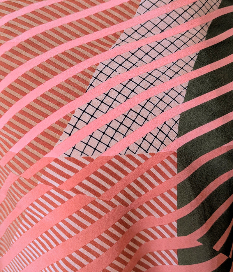 Ma Poesie Pink Oree Scarf