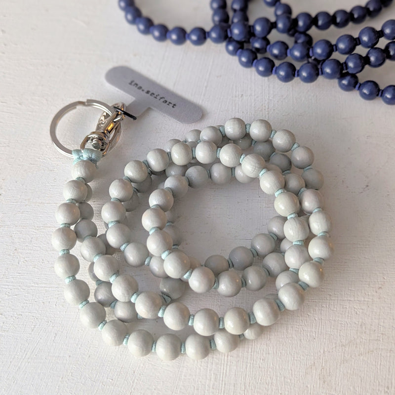 Ina Seifart Handikette Phone Necklace handmade wood beads gift shop sowa boston fashion accessories independent boutique lanyard keychain