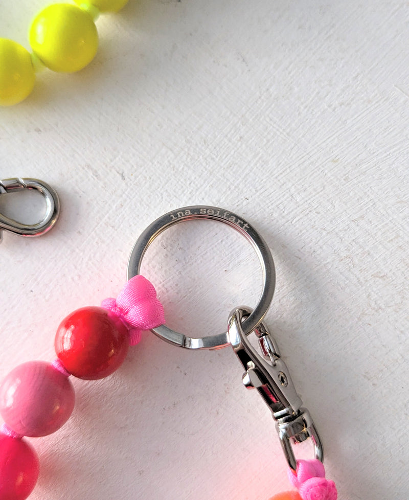 Ina Seifart Handikette Phone Necklace handmade wood beads gift shop sowa boston fashion accessories independent boutique lanyard keychain