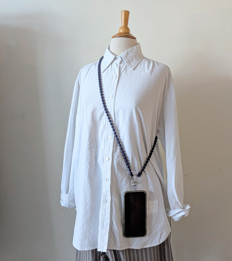 Ina Seifart Handikette Phone Necklace handmade wood beads gift shop sowa boston fashion accessories independent boutique lanyard keychain