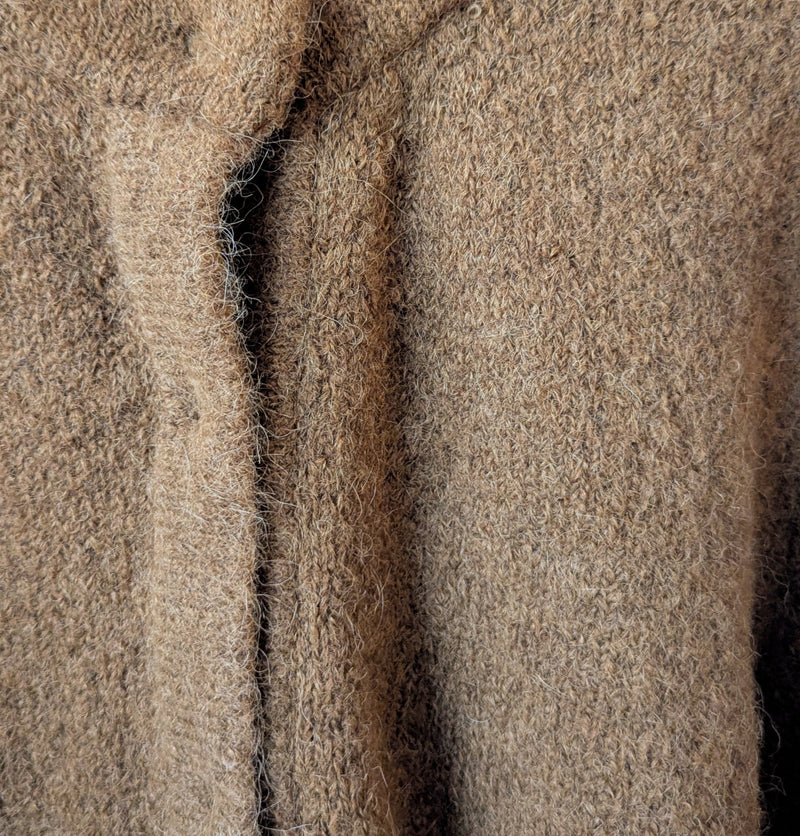 Fluffy Knit Cardigan - Tobacco