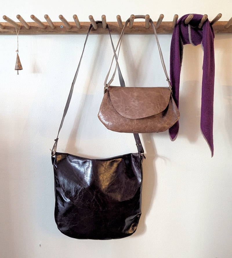 The Passito Messenger Bag - Hobo or  Crossbody - Chai