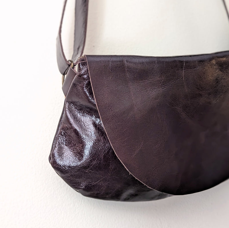 Stitch & Tickle Passito leather bag in Espresso