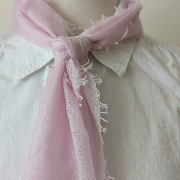 Cashmere Whisper Neckerchief - Blush