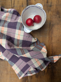Plaid Cotton Kitchen Towel - Thumbnail 3