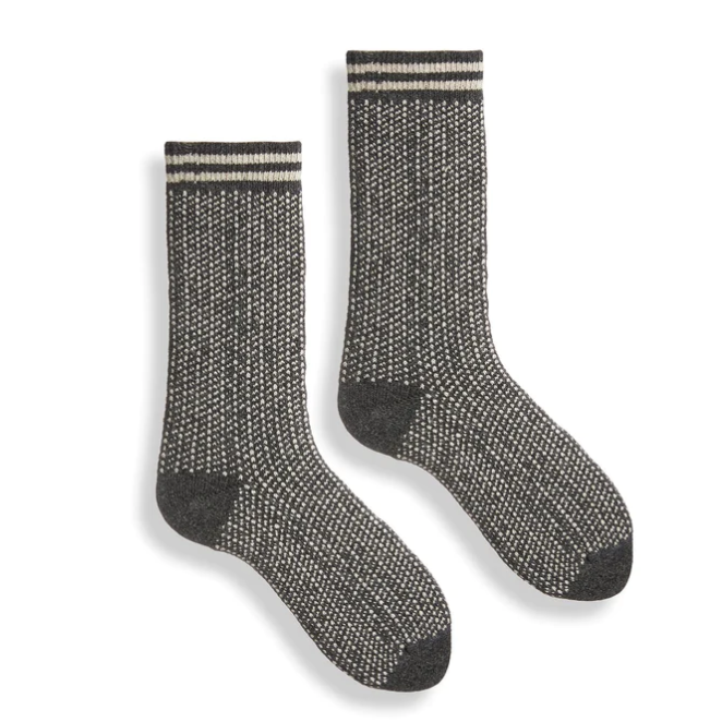 Lisa B. Cashmere Wool Socks Boston shop gift store sowa boutique small business