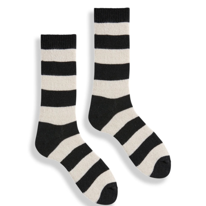 Lisa B. Cashmere Wool Socks  Boston shop gift store boutique small business sowa 