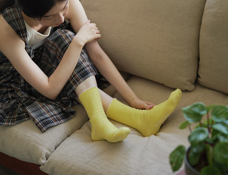Nishiguchi Kutsushita silk Cotton lounge socks made in japan sowa boston small business boutique gift shop 