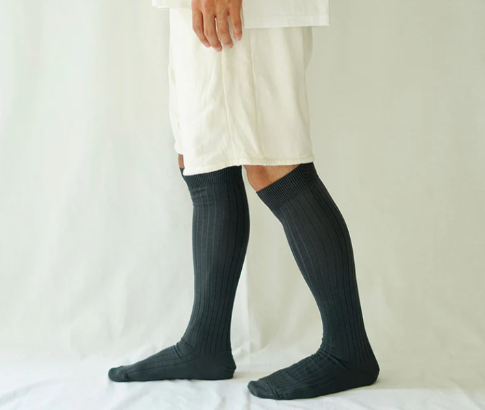 Nishiguchi Kutsushita Long Hose Silk socks sowa boston small business boutique gift shop
